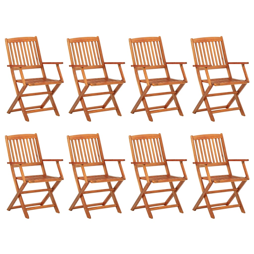 9-Delige Tuinset 220X90X75 Cm Massief Acaciahout 8