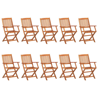 11-Delige Tuinset 220X90X75 Cm Massief Acaciahout 10