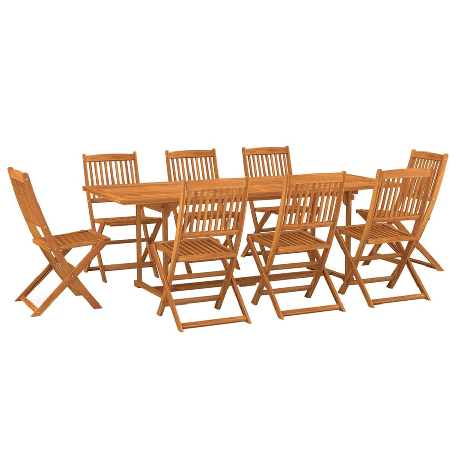 9-Delige Tuinset 220X90X75 Cm Massief Acaciahout 8