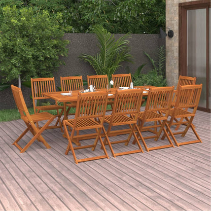 11-Delige Tuinset 220X90X75 Cm Massief Acaciahout 10