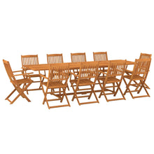 11-delige Tuinset 280x90x75 cm massief acaciahout