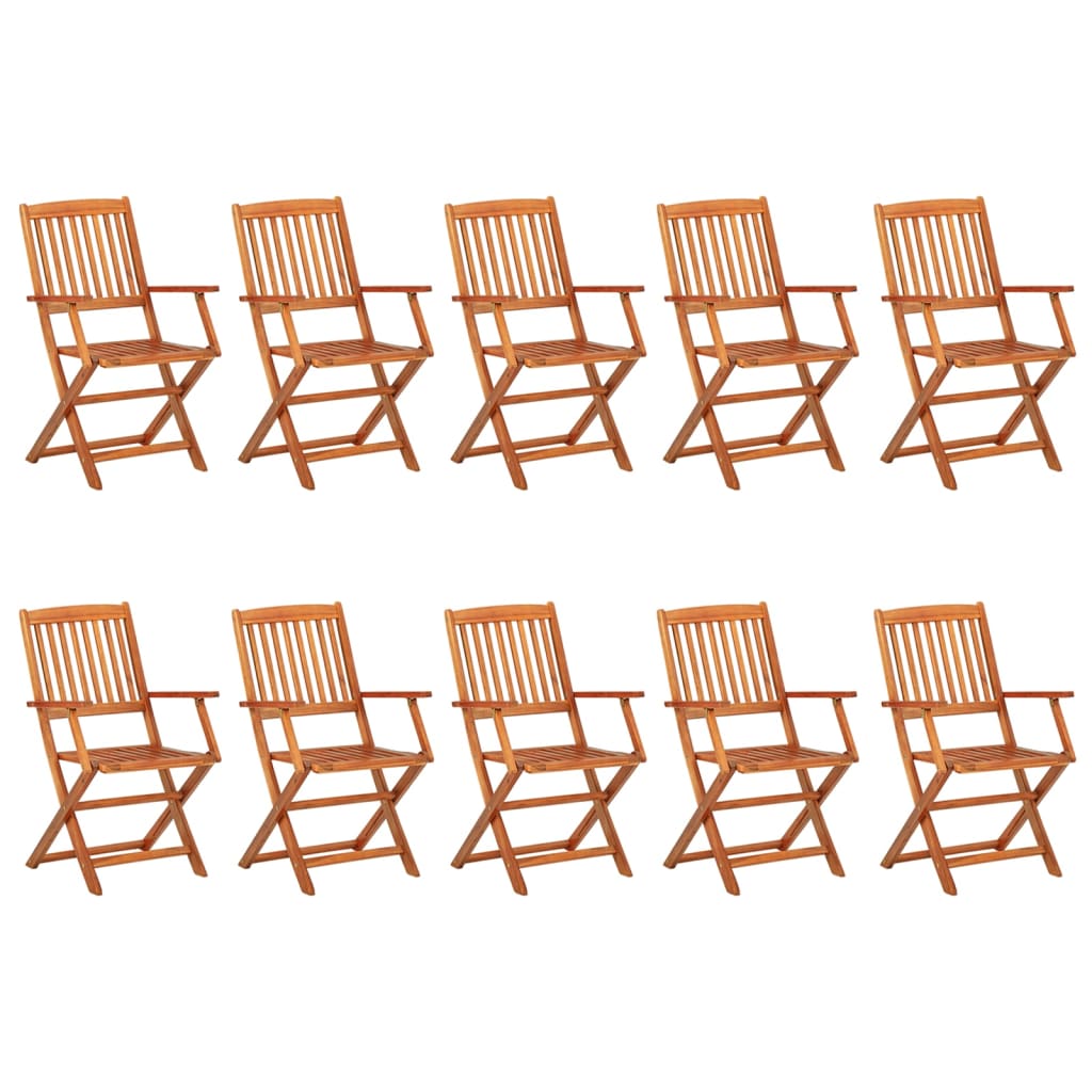 11-delige Tuinset 280x90x75 cm massief acaciahout