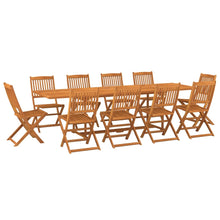 11-delige Tuinset 280x90x75 cm massief acaciahout
