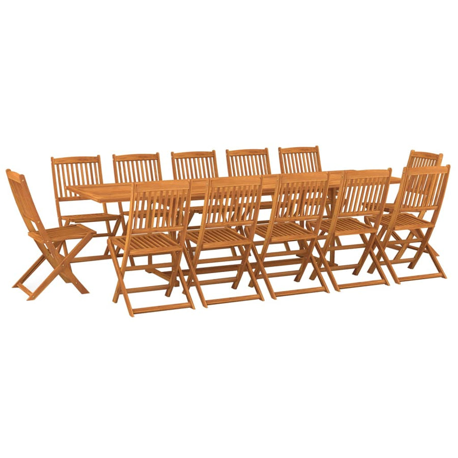 13-delige Tuinset 280x90x75 cm massief acaciahout
