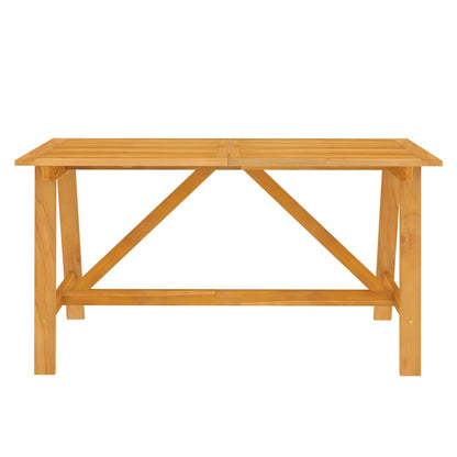 -Delige Tuinset Massief Acaciahout 5 140 cm tafellengte