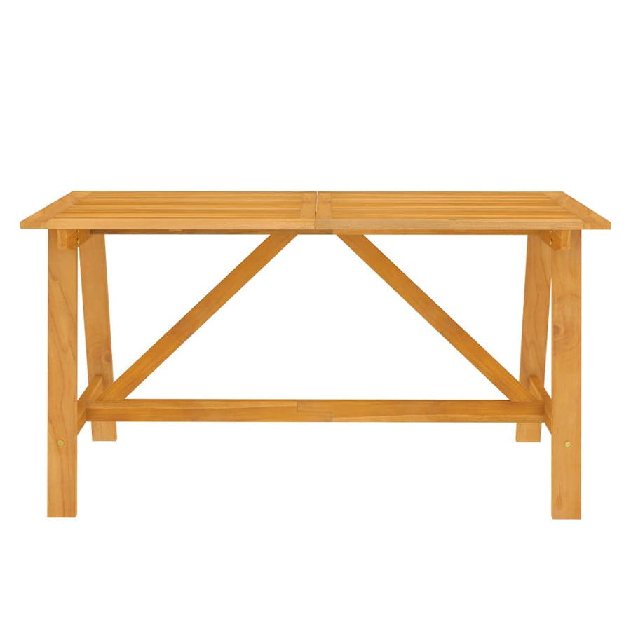 -Delige Tuinset Massief Acaciahout 5 140 cm tafellengte