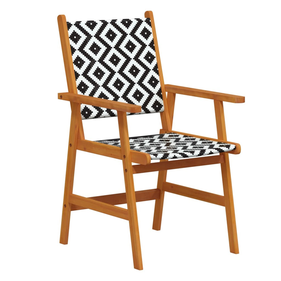 -Delige Tuinset Massief Acaciahout 5 140 cm tafellengte