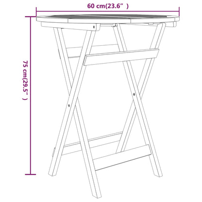 3-Delige Tuinset Massief Teakhout