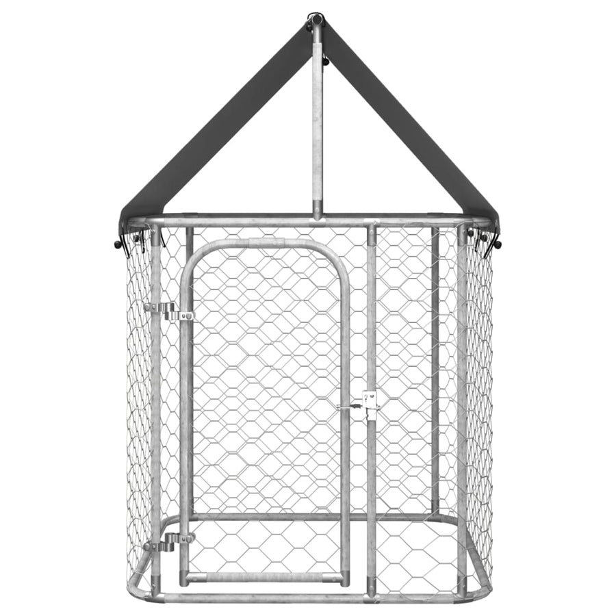 Hondenkennel Voor Buiten Met Dak 100 x 100 x 150 cm