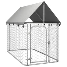 Hondenkennel voor buiten met dak 200x100x150 cm 200 x 100 x 150 cm