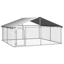Hondenkennel Met Dak 300 x 300 x 150 cm