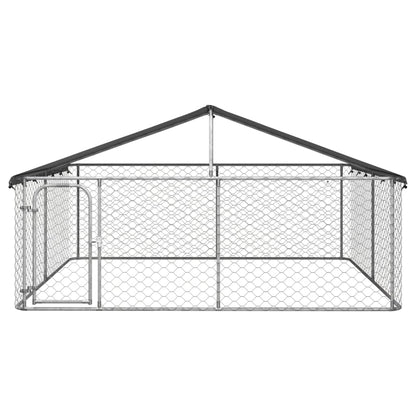 Hondenkennel Met Dak 300 x 300 x 150 cm