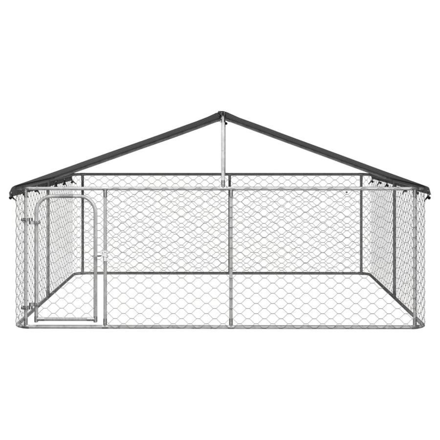 Hondenkennel Met Dak 300 x 300 x 150 cm