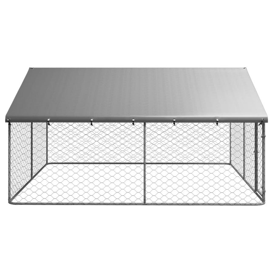 Hondenkennel Met Dak 300 x 300 x 150 cm