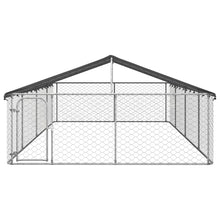 Hondenkennel voor buiten met dak 600x300x150 cm 600 x 300 x 150 cm