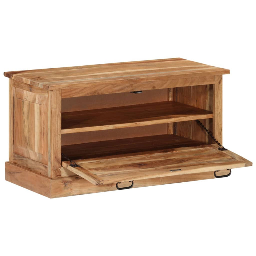 Schoenenopbergbank 85X40X45 Cm Massief Acaciahout