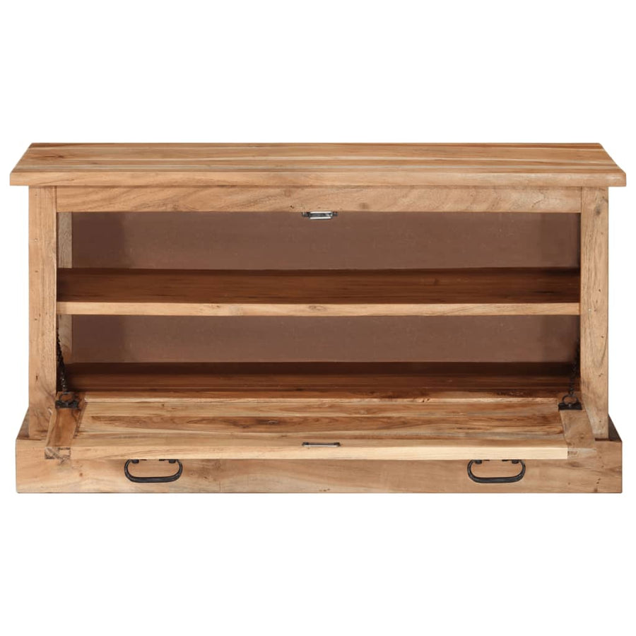 Schoenenopbergbank 85X40X45 Cm Massief Acaciahout