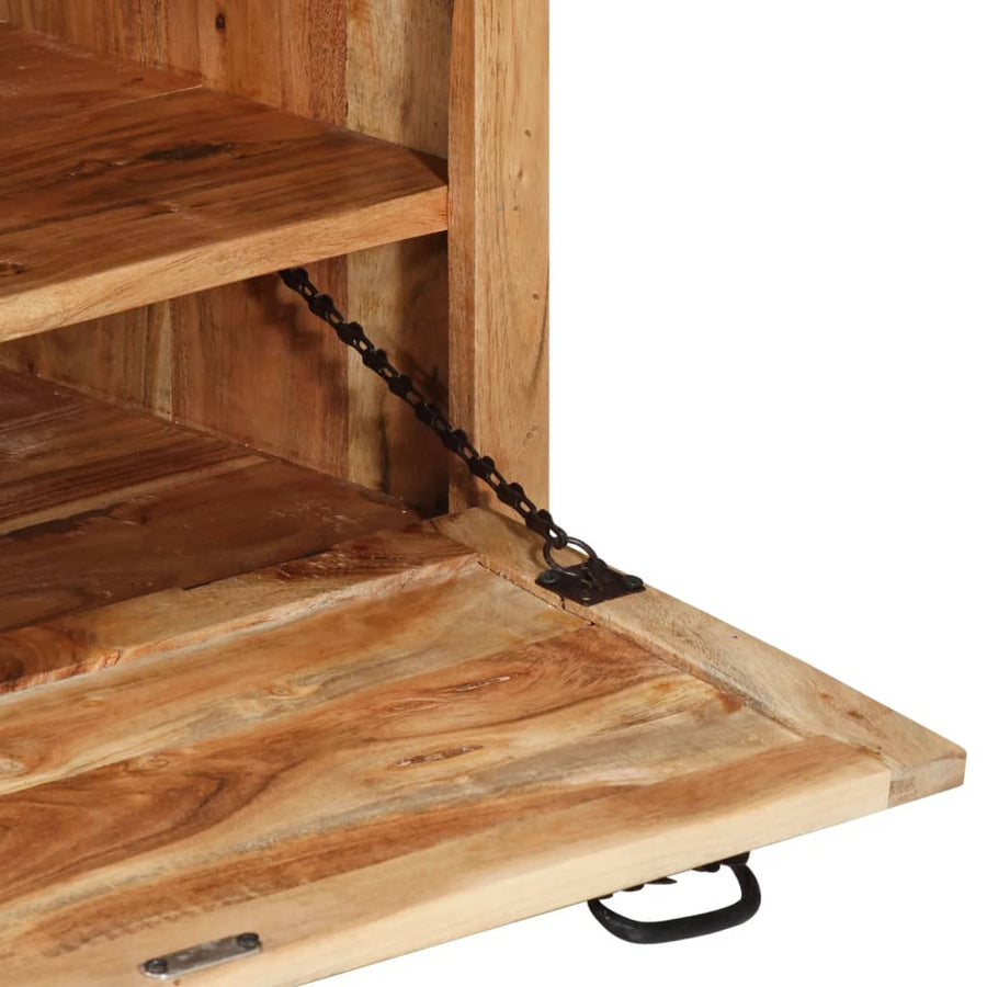 Schoenenopbergbank 85X40X45 Cm Massief Acaciahout