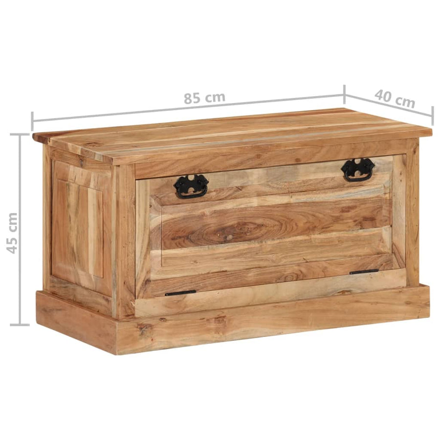 Schoenenopbergbank 85X40X45 Cm Massief Acaciahout