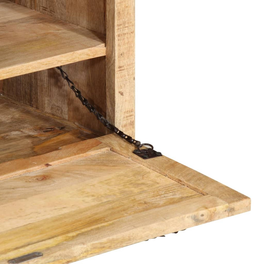 Schoenenopbergbank 85X40X45 Cm massief mangohout
