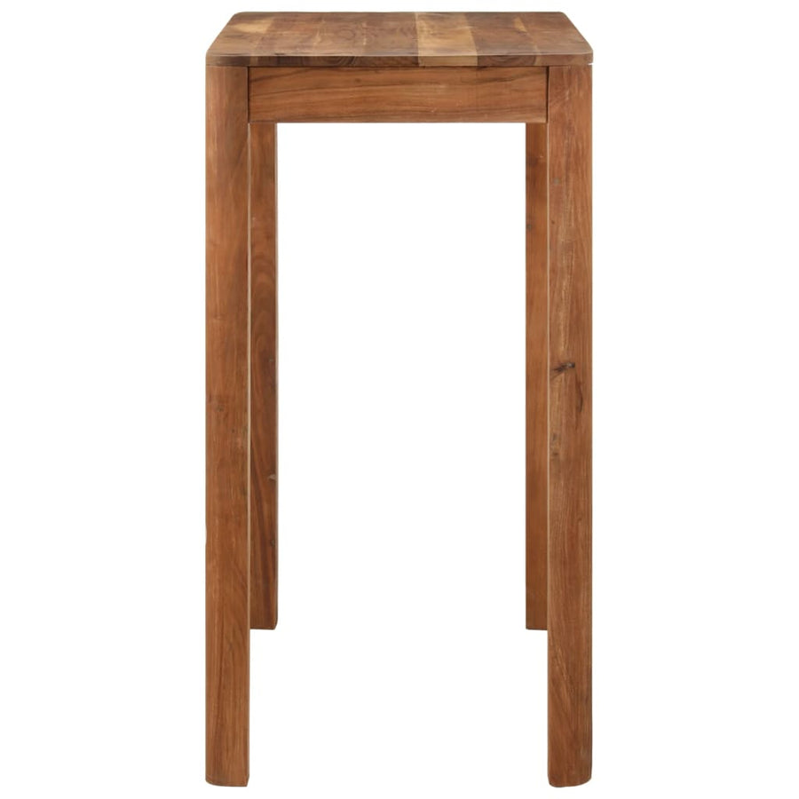 Bartafel 110X55X106 Cm Massief Acaciahout Met Honingafwerking