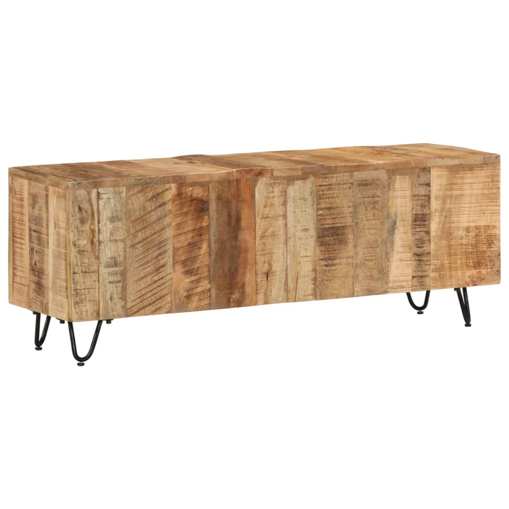 Tv-meubel 110x30x40 cm massief mangohout