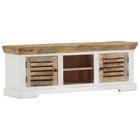 TV Cabinet 110x30x40 cm Solid Mango Wood