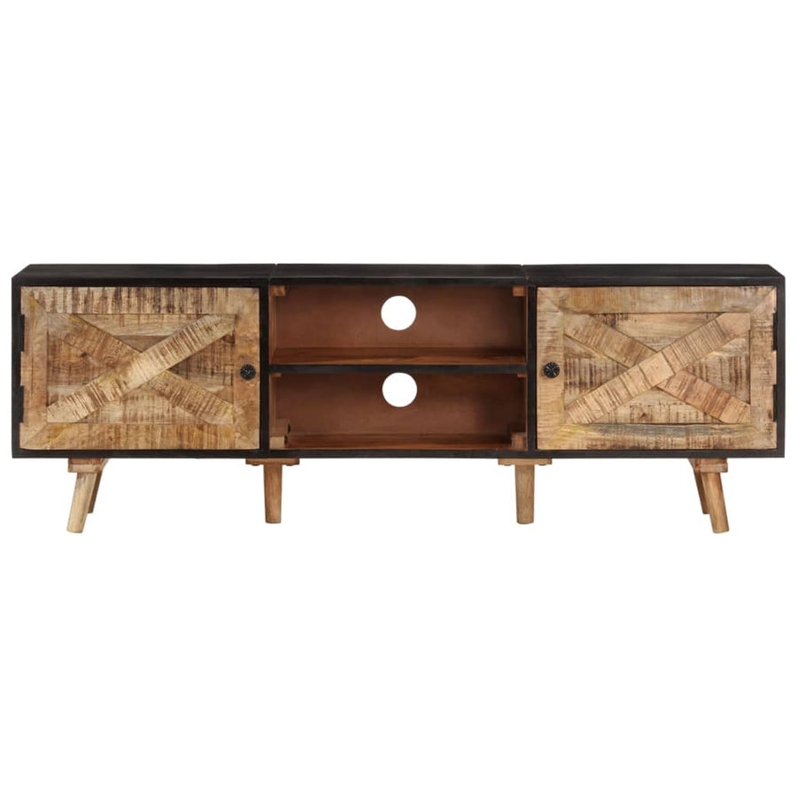 Tv-Meubel Ruw Mangohout En Massief Acaciahout 140 x 30 x 46 cm