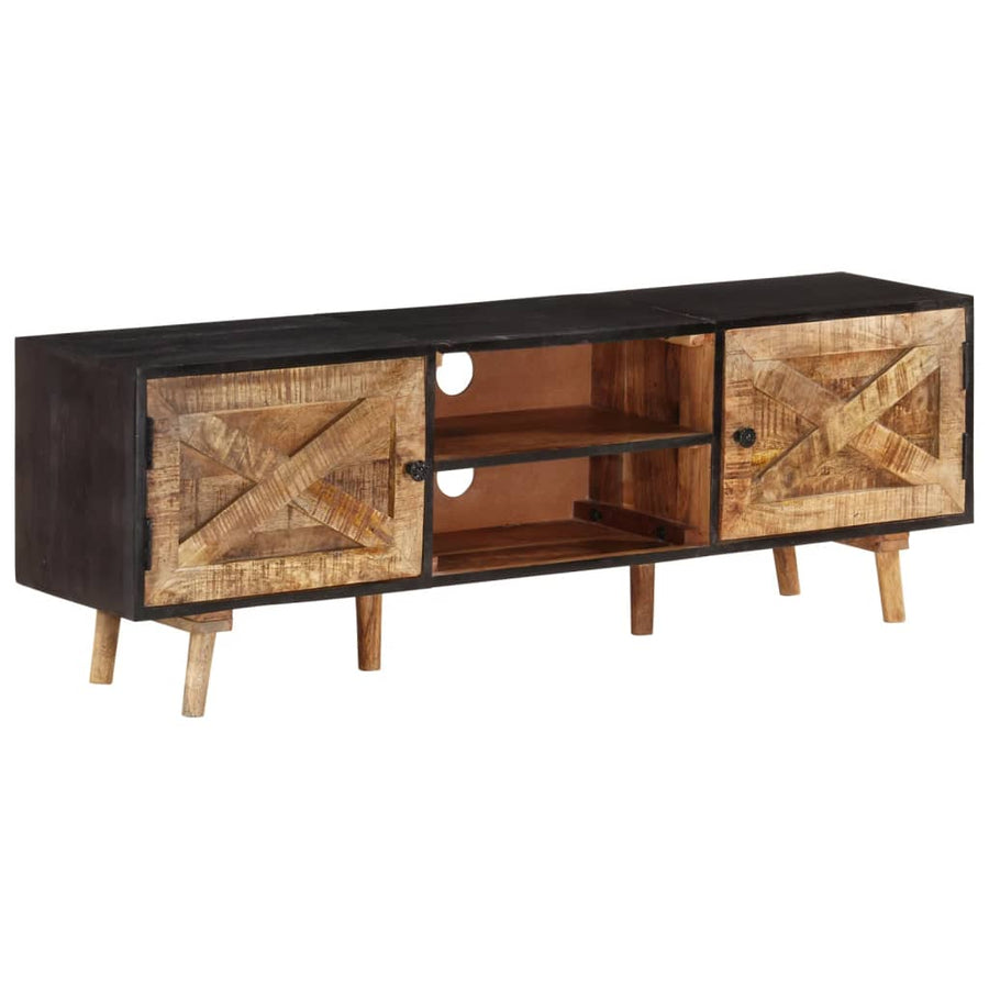 Tv-Meubel Ruw Mangohout En Massief Acaciahout 140 x 30 x 46 cm