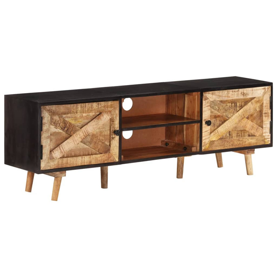 Tv-Meubel Ruw Mangohout En Massief Acaciahout 140 x 30 x 46 cm