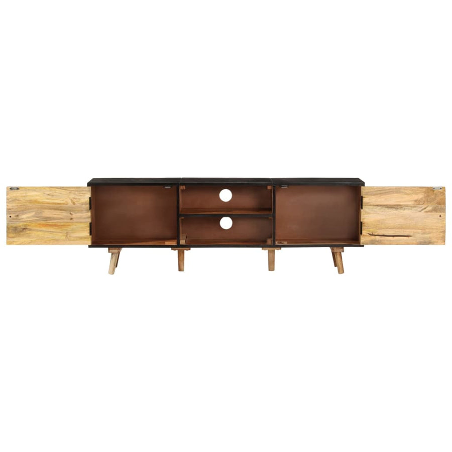 Tv-Meubel Ruw Mangohout En Massief Acaciahout 140 x 30 x 46 cm