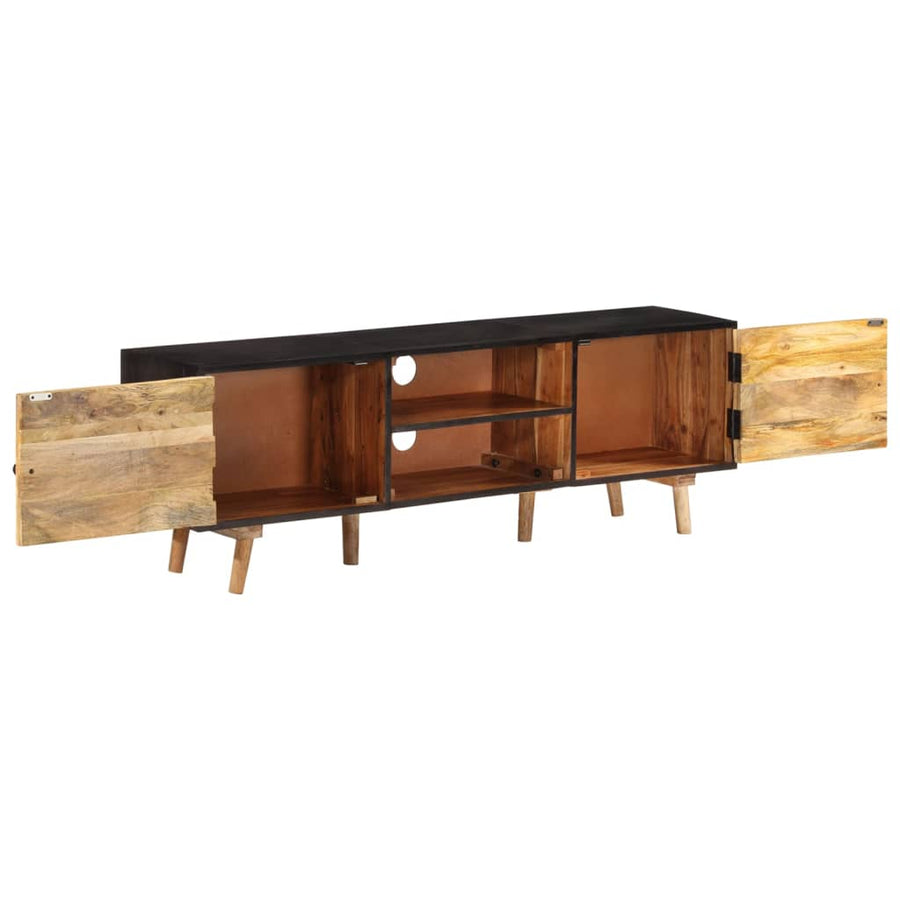 Tv-Meubel Ruw Mangohout En Massief Acaciahout 140 x 30 x 46 cm