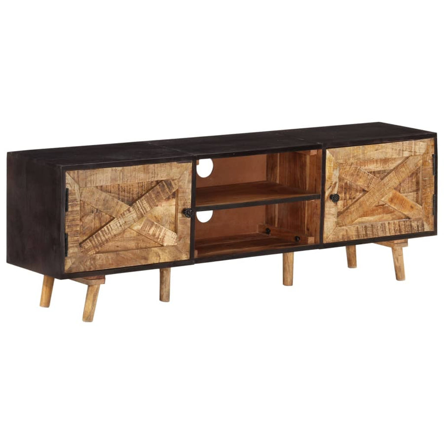 Tv-Meubel Ruw Mangohout En Massief Acaciahout 140 x 30 x 46 cm
