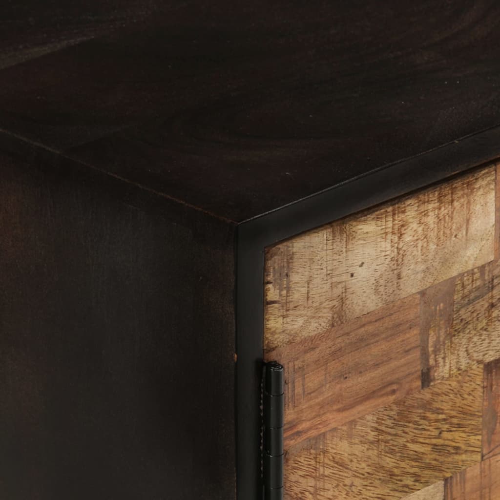 Tv-Meubel 140X30X45 Cm En Massief Acaciahout Ruw mangohout