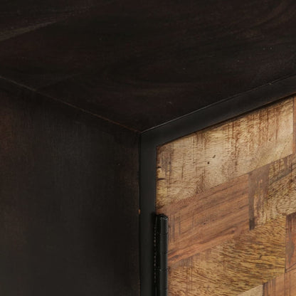 Tv-Meubel 140X30X45 Cm En Massief Acaciahout Ruw mangohout