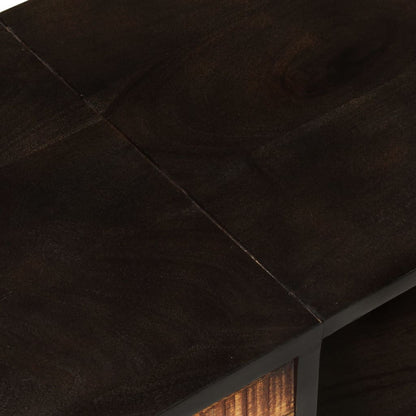Tv-Meubel 140X30X45 Cm En Massief Acaciahout Ruw mangohout