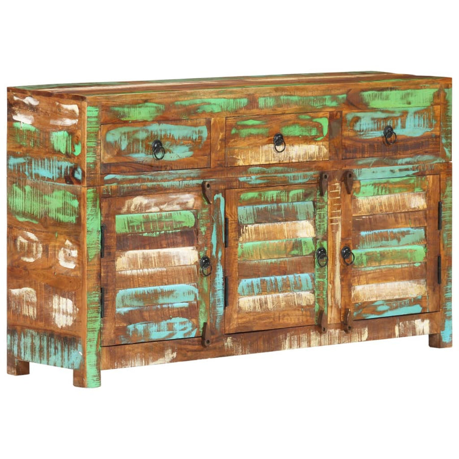 Dressoir 110x30x65 cm massief gerecycled hout