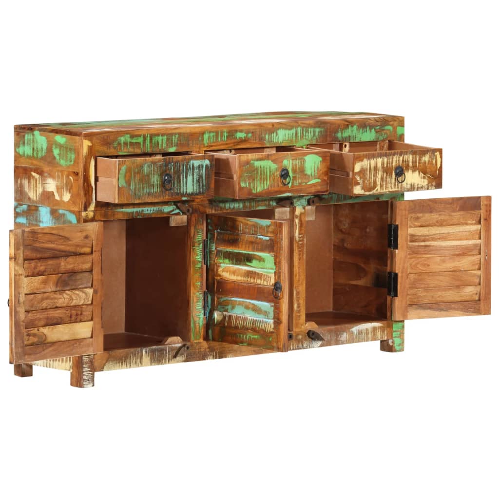 Dressoir 110 x 30 x 65 cm massief gerecycled hout