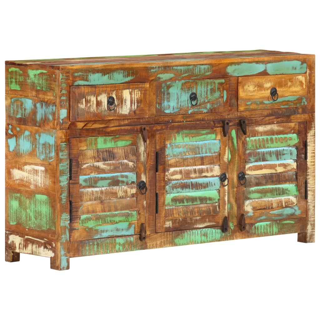 Dressoir 110 x 30 x 65 cm massief gerecycled hout