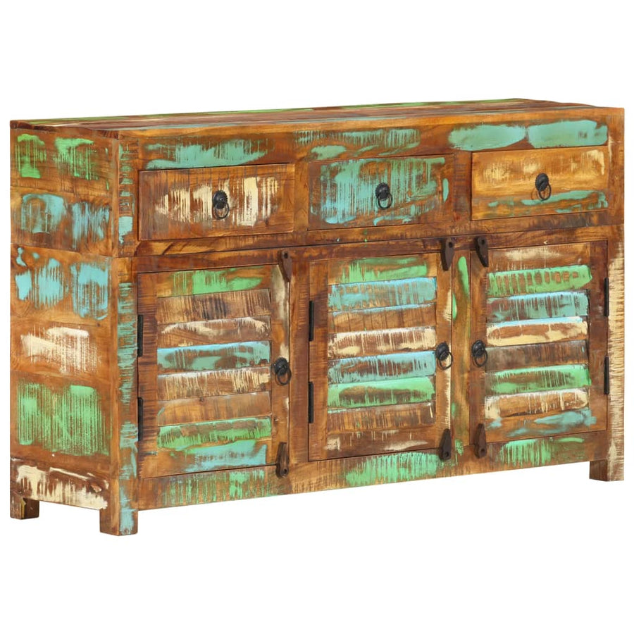 Dressoir 110x30x65 cm massief gerecycled hout