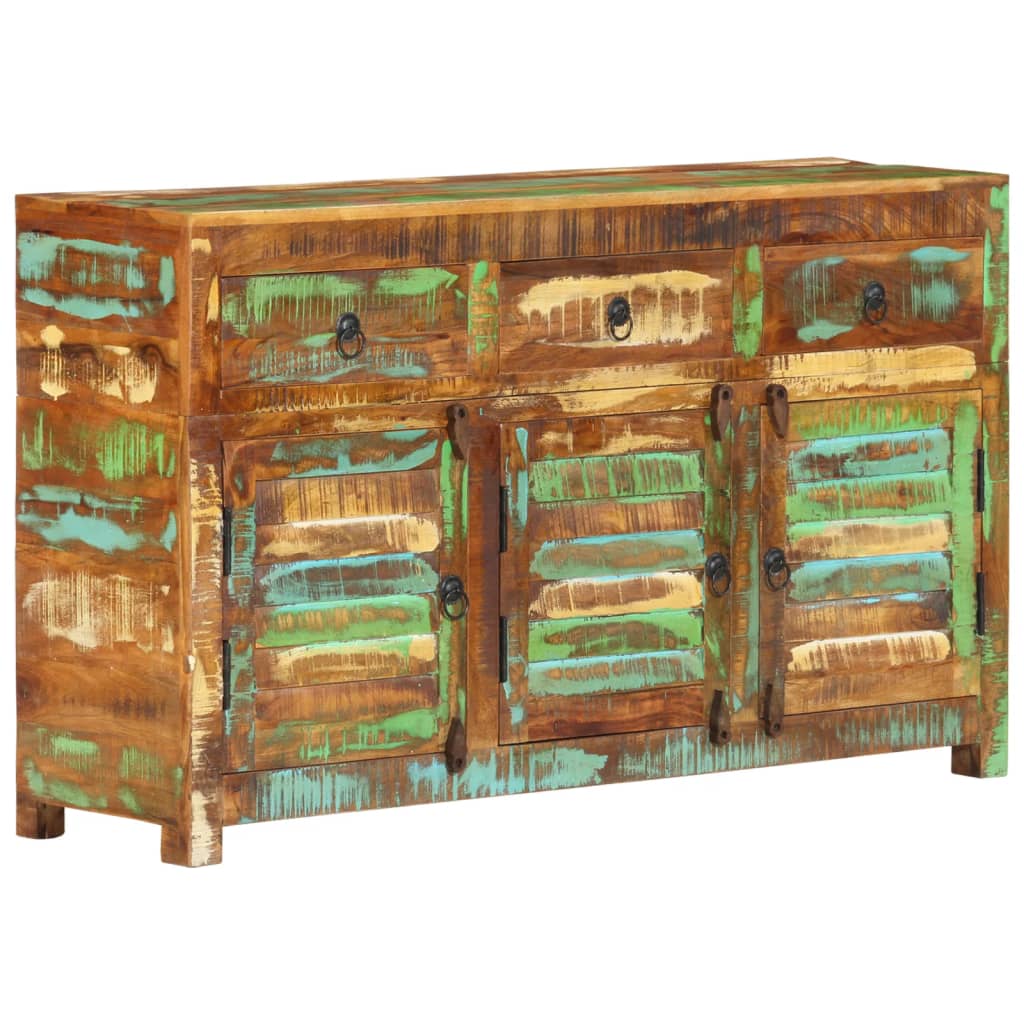 Dressoir 110 x 30 x 65 cm massief gerecycled hout