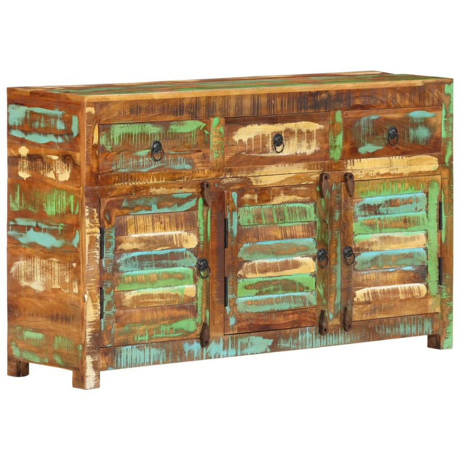 Dressoir 110x30x65 cm massief gerecycled hout