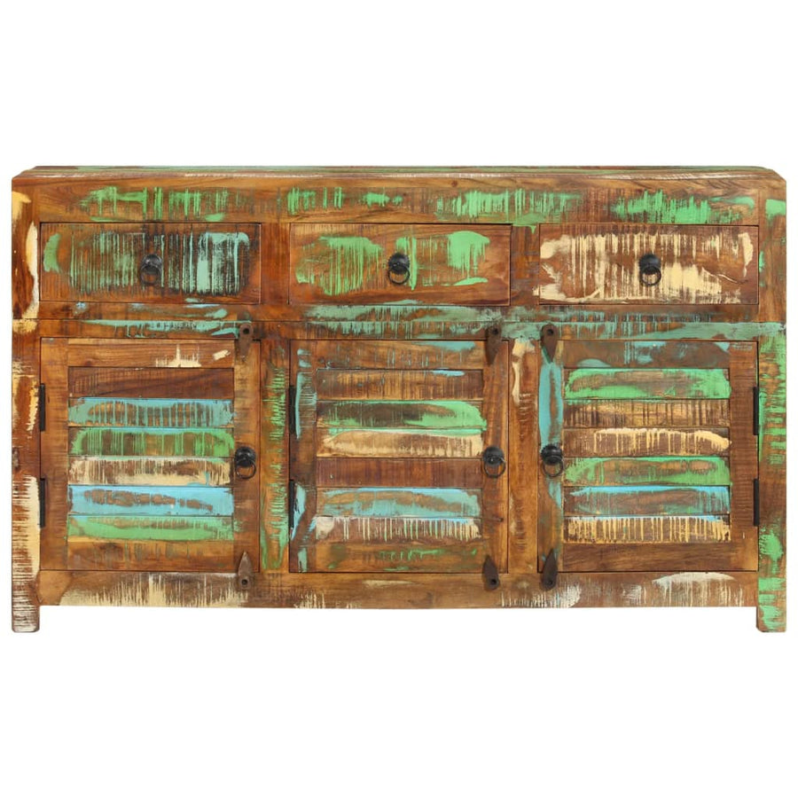 Dressoir 110x30x65 cm massief gerecycled hout