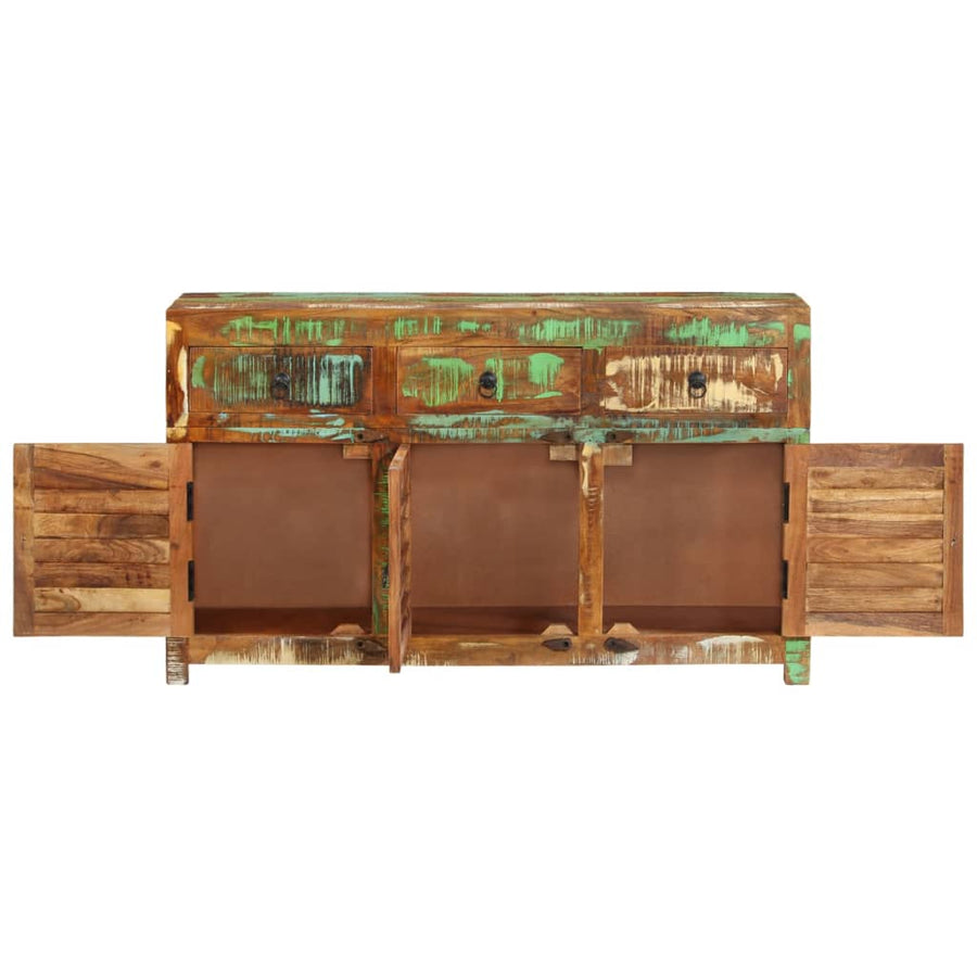 Dressoir 110x30x65 cm massief gerecycled hout