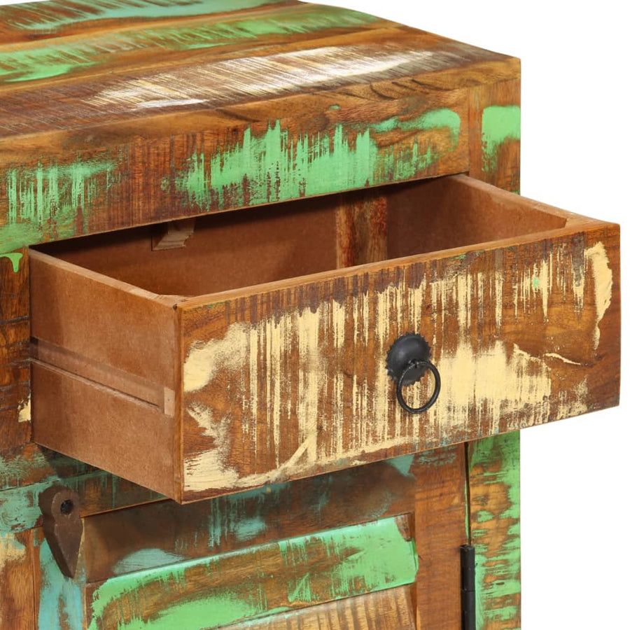 Dressoir 110x30x65 cm massief gerecycled hout