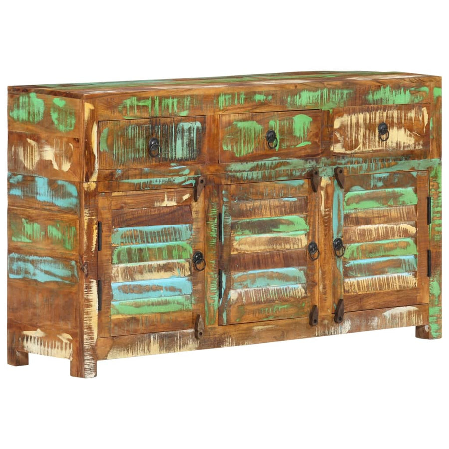Dressoir 110x30x65 cm massief gerecycled hout