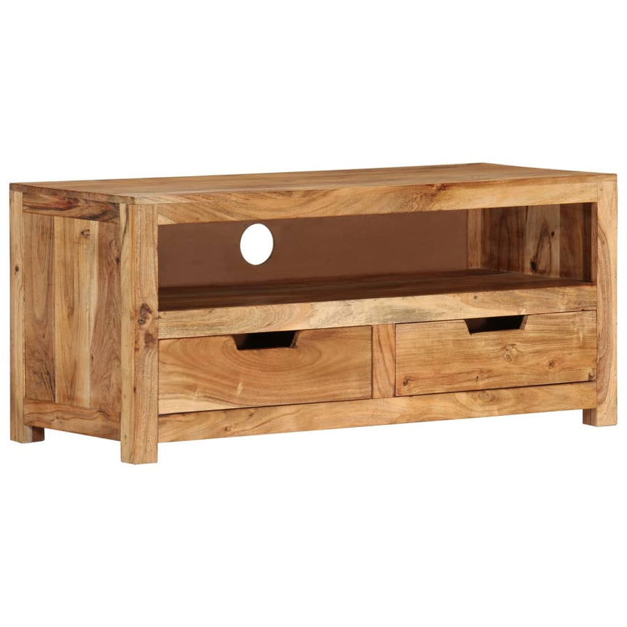 Tv-meubel 88x35x40 cm massief acaciahout