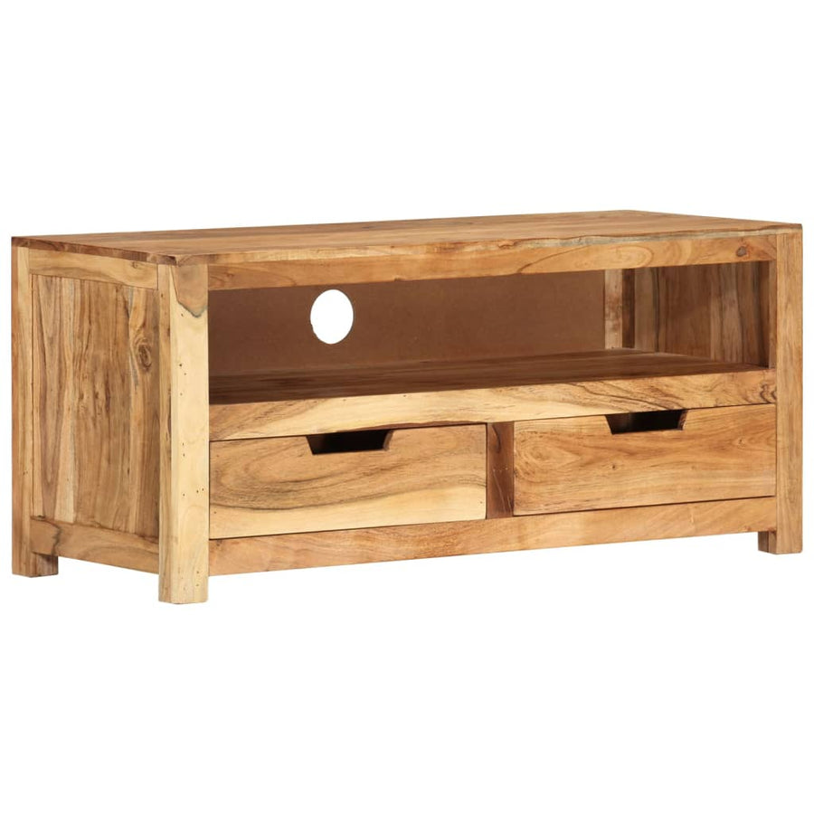 Tv-meubel 88x35x40 cm massief acaciahout