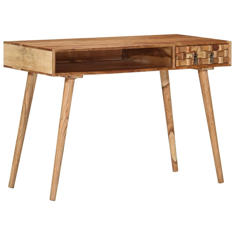 Schrijftafel 110x50x76 cm massief acaciahout