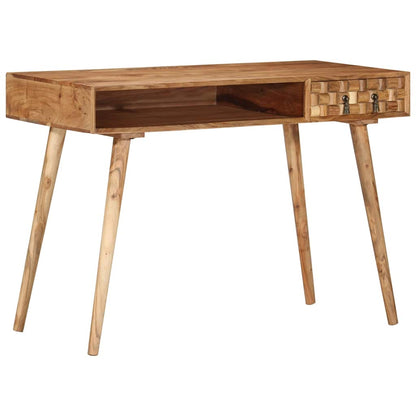 Schrijftafel 110x50x76 cm massief acaciahout